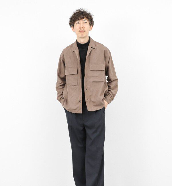 NOLLEY'S goodman「ポリスエード シャツブルゾン 25AW」|ブルゾン・スタジャン|