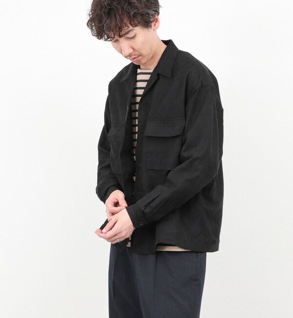 NOLLEY'S goodman「ポリスエード シャツブルゾン 25AW」|ブルゾン・スタジャン|