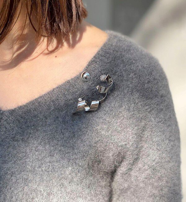 grace grace「【grace grace/グラスグラス】スクリューブローチ」|ブローチ・コサージュ|