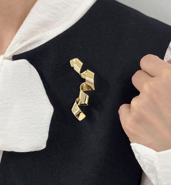 grace grace「【grace grace/グラスグラス】スクリューブローチ」|ブローチ・コサージュ|