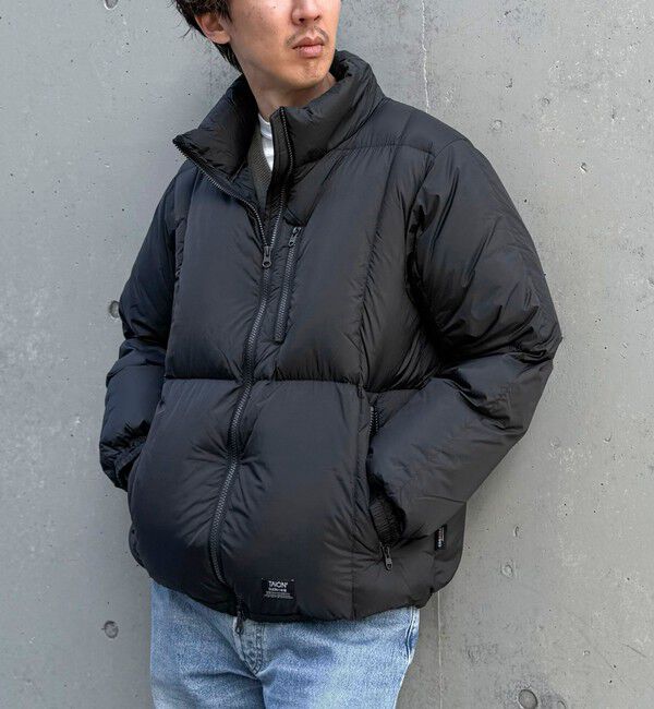 NOLLEY'S goodman「【TAION/タイオン】WORK W-ZIP VOLUME DOWN JACKET 25AW」|ダウン|ブラック