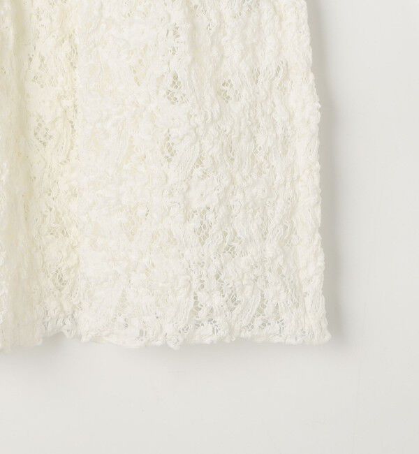 NOLLEY'S sophi「《セットアップ対応》ウォッシャブルストレッチレースペプラムプルオーバー」|シャツ・ブラウス|