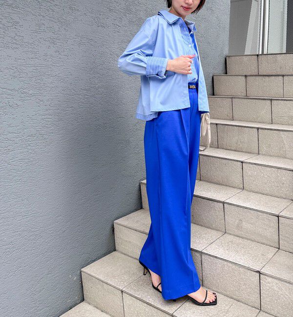 NOLLEY'S「ウォッシャブルドライツイルワイドパンツ」|その他|