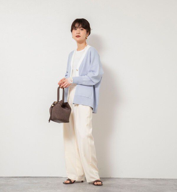 NOLLEY'S sophi「ウォッシャブルレース切替ロンT」|Tシャツ・カットソー|