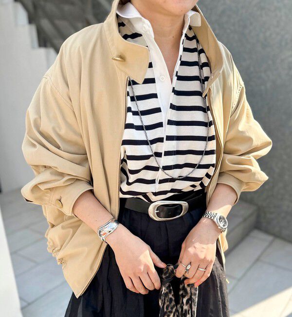 NOLLEY'S「NMPウォッシャブルスウィングトップブルゾン」|ブルゾン・スタジャン|