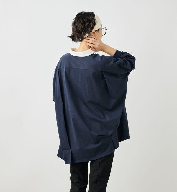 MAQWEL「【新色追加】【MAQWEL/マクウェル】ウォッシャブルBIGラガーシャツ」|シャツ・ブラウス|