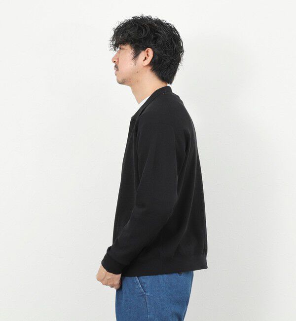 NOLLEY'S goodman「《SERIYA Cotton》吸湿カノコ襟付きカーディガン 26SS」|カーディガン|