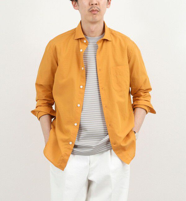 NOLLEY'S goodman「《ビジカジ対応》カッタウェイシャツ 26SS」|シャツ・ブラウス|