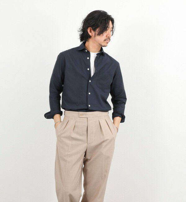 NOLLEY'S goodman「《ビジカジ対応》カッタウェイシャツ 26SS」|シャツ・ブラウス|