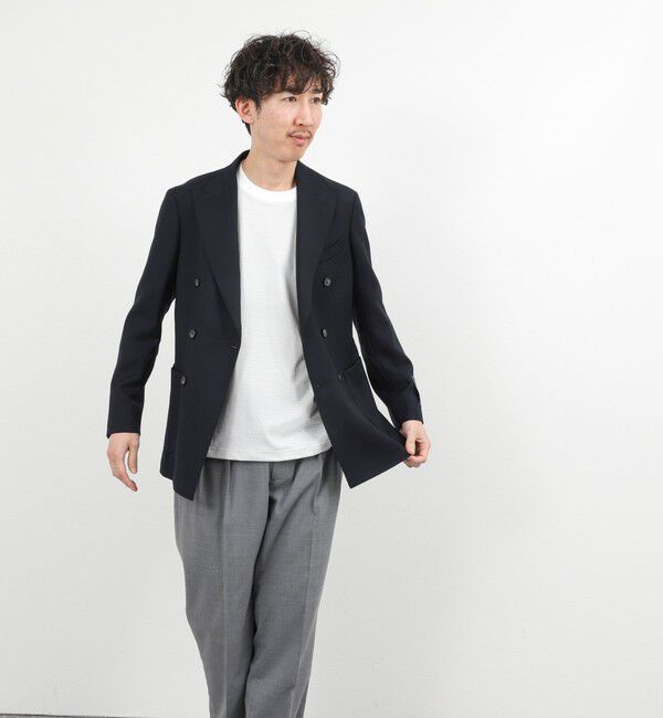 NOLLEY'S goodman「《ビジカジ対応》MARTIN ホップサックダブルJK 26SS」|テーラードジャケット|