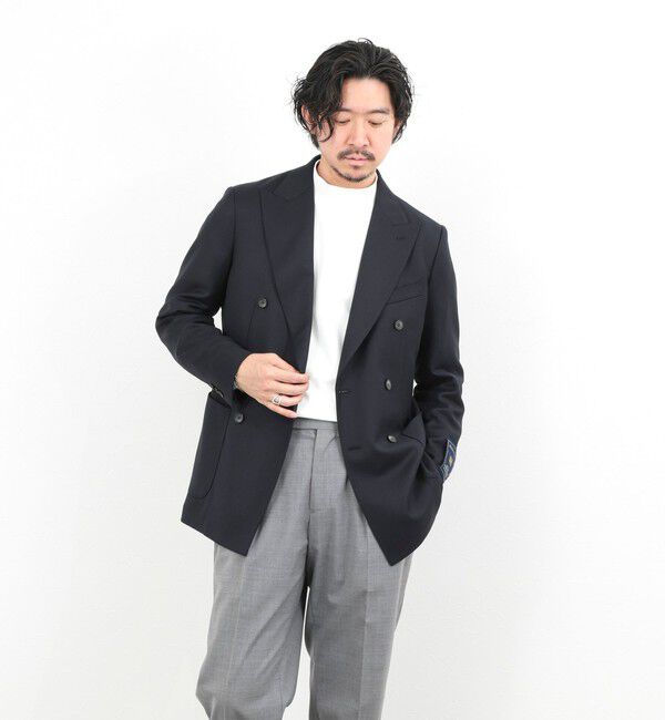 NOLLEY'S goodman「《ビジカジ対応》MARTIN ホップサックダブルJK 26SS」|テーラードジャケット|