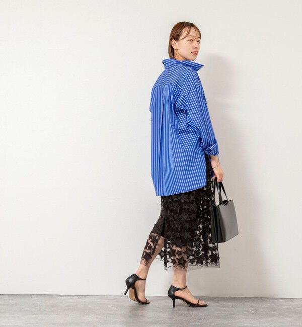 Rie Miller「45th limited editionウォッシャブルスターフリンジタイトスカート」|タイト|