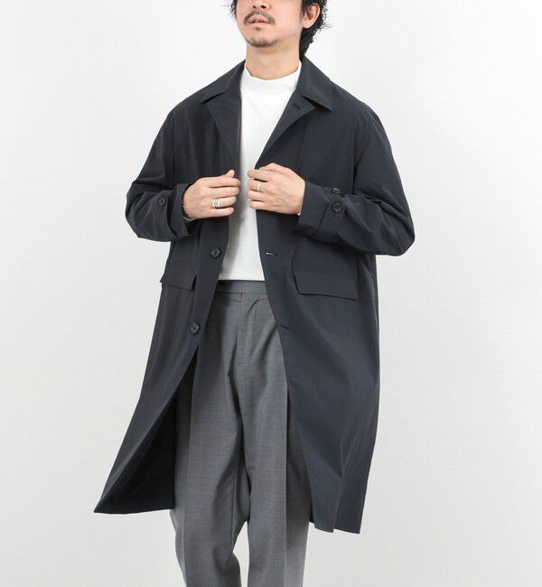 NOLLEY'S goodman「《ビジカジ対応》【ダントツ撥水】ステンカラーコート 26SS」|ステンカラーコート|