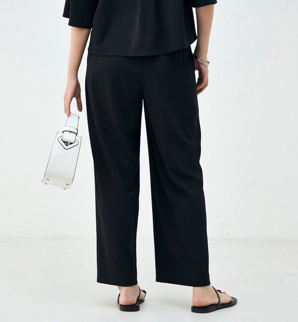 NOLLEY'S「《セットアップ対応》ウォッシャブルイージーツイルセミワイドパンツ」|その他|