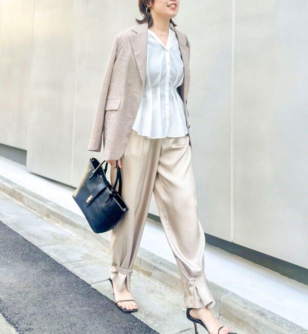 NOLLEY'S「ウォッシャブルカラミオーバージャケット」|テーラードジャケット|