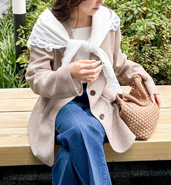 NOLLEY'S「ウォッシャブルカラミオーバージャケット」|テーラードジャケット|