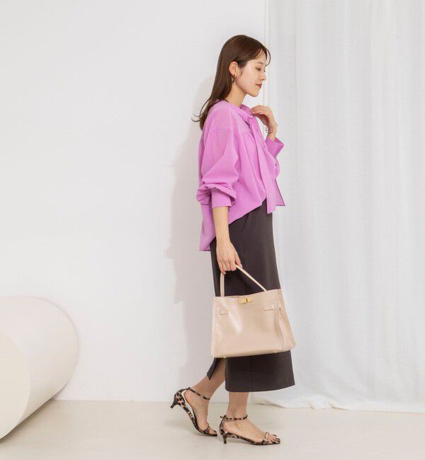 NOLLEY'S「ウォッシャブル100/2ガスボイルボウタイブラウス」|シャツ・ブラウス|