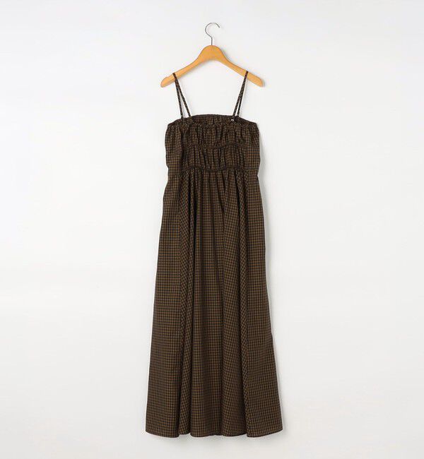 NOLLEY'S「ウォッシャブル2WAYギャザーキャミワンピース」|ワンピース|