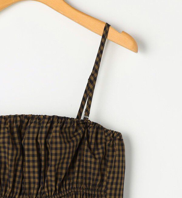 NOLLEY'S「ウォッシャブル2WAYギャザーキャミワンピース」|ワンピース|