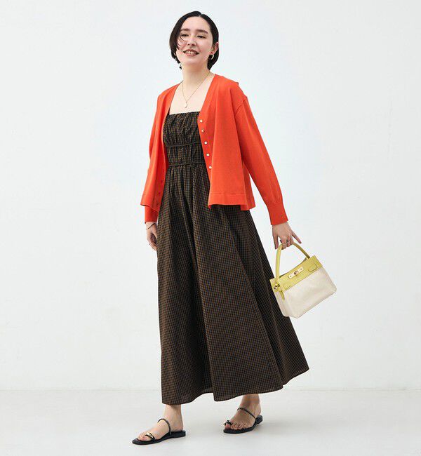 NOLLEY'S「ウォッシャブル2WAYギャザーキャミワンピース」|ワンピース|