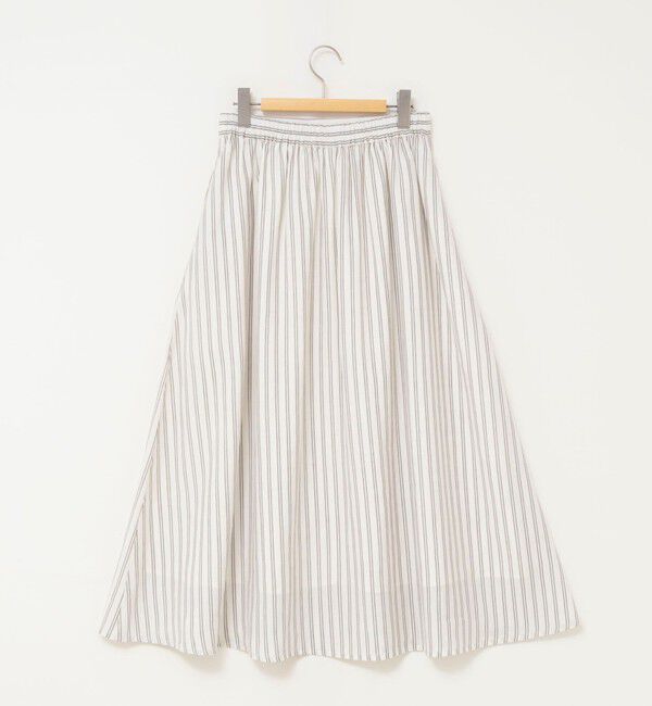 NOLLEY'S「《セットアップ対応》ウォッシャブルストライプフレアスカート」|フレア|