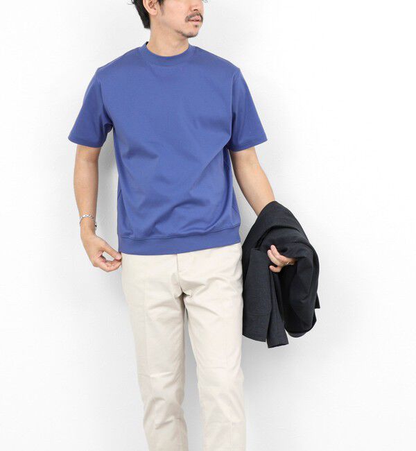 NOLLEY'S goodman「《ビジカジ対応》シルケットスムース クルーネックドレスTシャツ 26SS」|Tシャツ・カットソー|