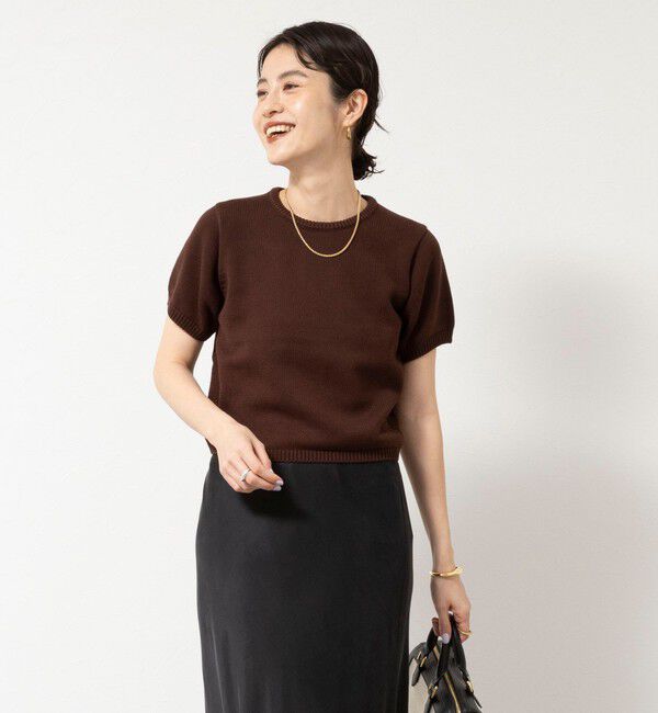 NOLLEY'S sophi「【PROTAGONISTA/プロタゴニスタ】ショートニットプルオーバー」|ニット・セーター|