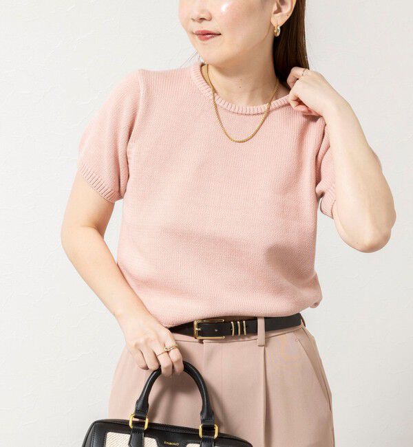 NOLLEY'S sophi「【PROTAGONISTA/プロタゴニスタ】ショートニットプルオーバー」|ニット・セーター|ベビーピンク