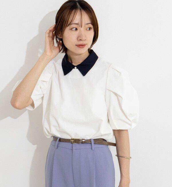 NOLLEY'S「2WAY襟ブラウス」|シャツ・ブラウス|