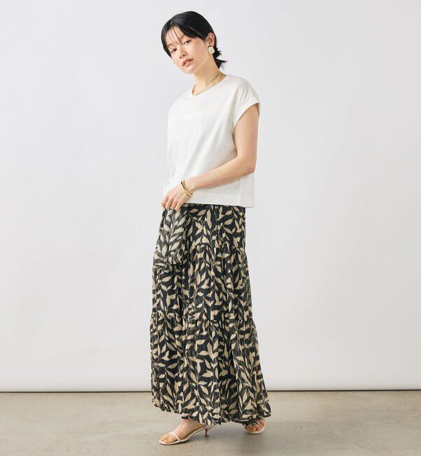 NOLLEY'S「ウォッシャブルワイドノースリーブTシャツ」|Tシャツ・カットソー|