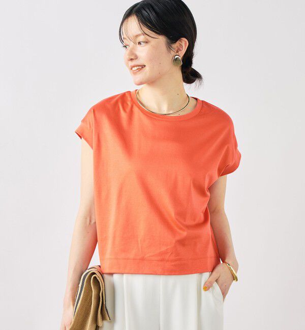 NOLLEY'S「ウォッシャブルワイドノースリーブTシャツ」|Tシャツ・カットソー|