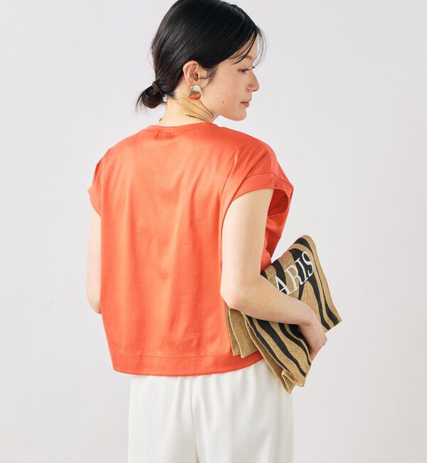 NOLLEY'S「ウォッシャブルワイドノースリーブTシャツ」|Tシャツ・カットソー|