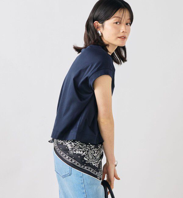 NOLLEY'S「ウォッシャブルワイドノースリーブTシャツ」|Tシャツ・カットソー|