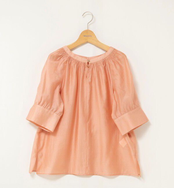 NOLLEY'S「ウォッシャブルボリュームスリーブ2WAYシアーブラウス」|シャツ・ブラウス|