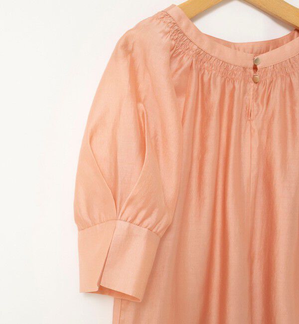 NOLLEY'S「ウォッシャブルボリュームスリーブ2WAYシアーブラウス」|シャツ・ブラウス|