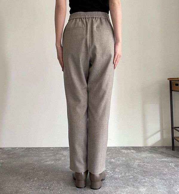fredy emue「ウールライクスラブクロステーパードパンツ」|チノ|