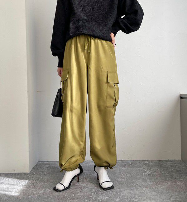 fredy emue「ブライトツイルイージーベイカーパンツ」|カーゴ|