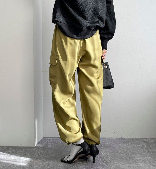 fredy emue「ブライトツイルイージーベイカーパンツ」|カーゴ|