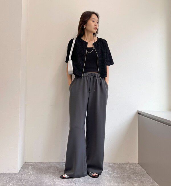 fredy emue「ポコポコZIP半袖カーディガン」|カーディガン|