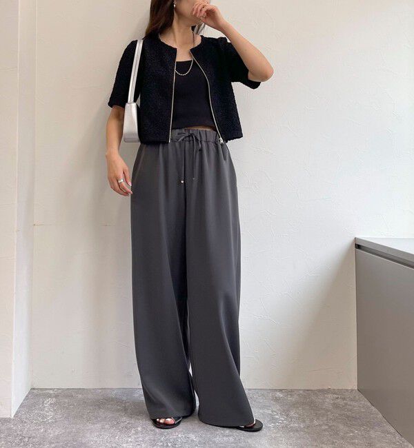 fredy emue「ポコポコZIP半袖カーディガン」|カーディガン|