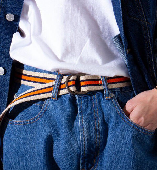 GLOSTER「【GLOSTER/グロスター】IVY Dリングテープベルト リングベルト」|ベルト|