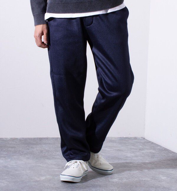 GLOSTER「【GLOSTER/グロスター】カチオンフリースボンディング イージーパンツ」|チノ|