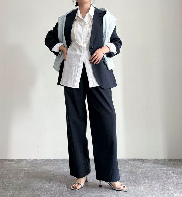 fredy emue「FR刺繍オックスコンパクトシャツ」|シャツ・ブラウス|