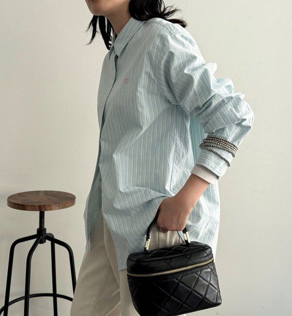 fredy emue「FR刺繍オックスコンパクトシャツ」|シャツ・ブラウス|