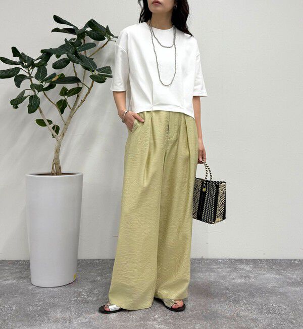 fredy emue「ドライタンブラーイージースラックスパンツ」|スラックス|