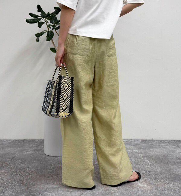 fredy emue「ドライタンブラーイージースラックスパンツ」|スラックス|