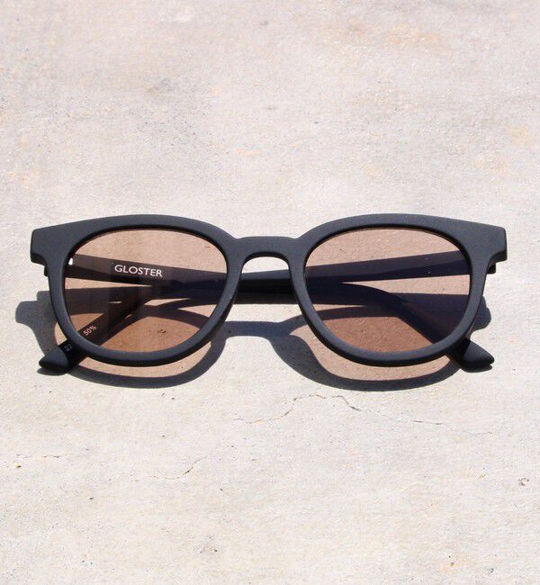 GLOSTER「【GLOSTER/グロスター】マット加工 フラットサングラス カラーレンズ」|サングラス|