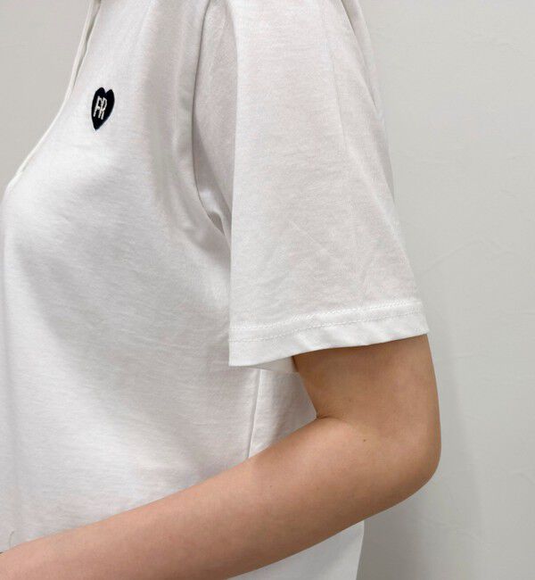 fredy emue「ハートFR刺繍ヘンリーTシャツ」|Tシャツ・カットソー|