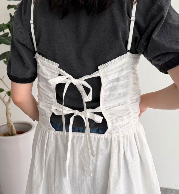 fredy emue「ギャザーキャミソールビスチェ」|キャミソール|