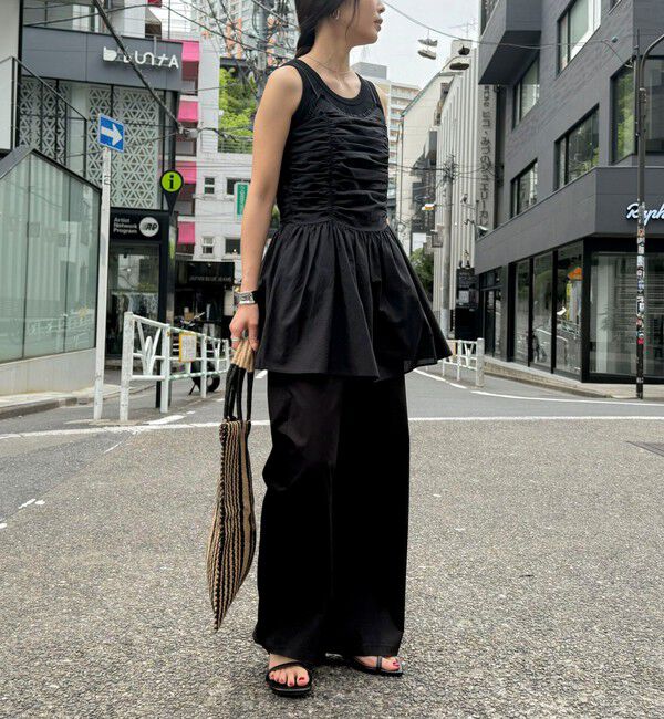 fredy emue「ギャザーキャミソールビスチェ」|キャミソール|